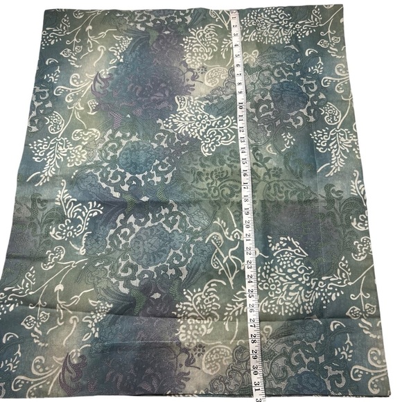 2 Vintage Dan River Pillow Shams Standard Blue Purple Cases Paisley USA Made - Picture 7 of 9